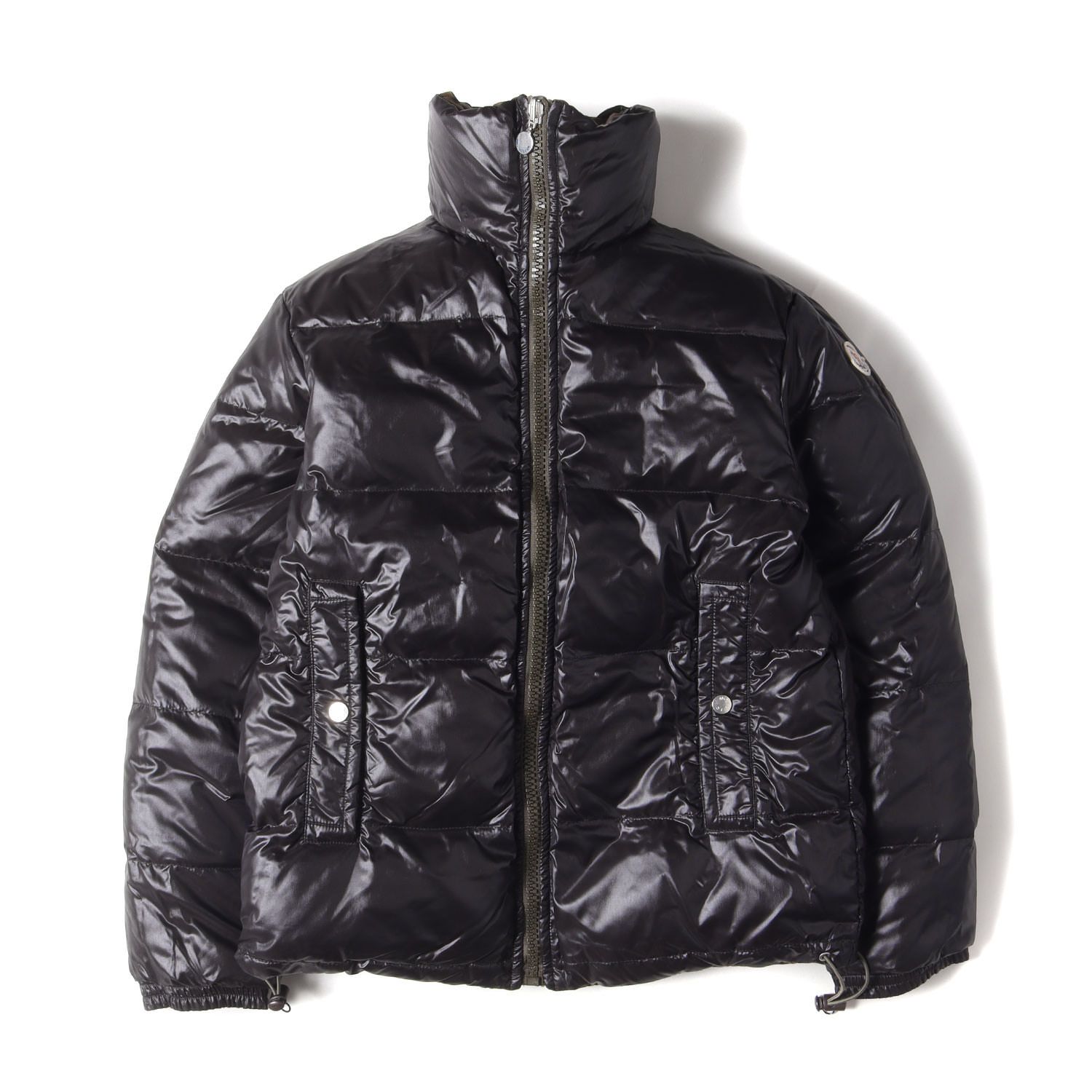 MONCLER モンクレール ダウン ジャケット サイズ:0(XS) リバーシブル ナイロン ダウンジャケット BENJAMIN  42400/50/68959 ベンジャミン アウター ブルゾン コート カーキ ブラック ブランド