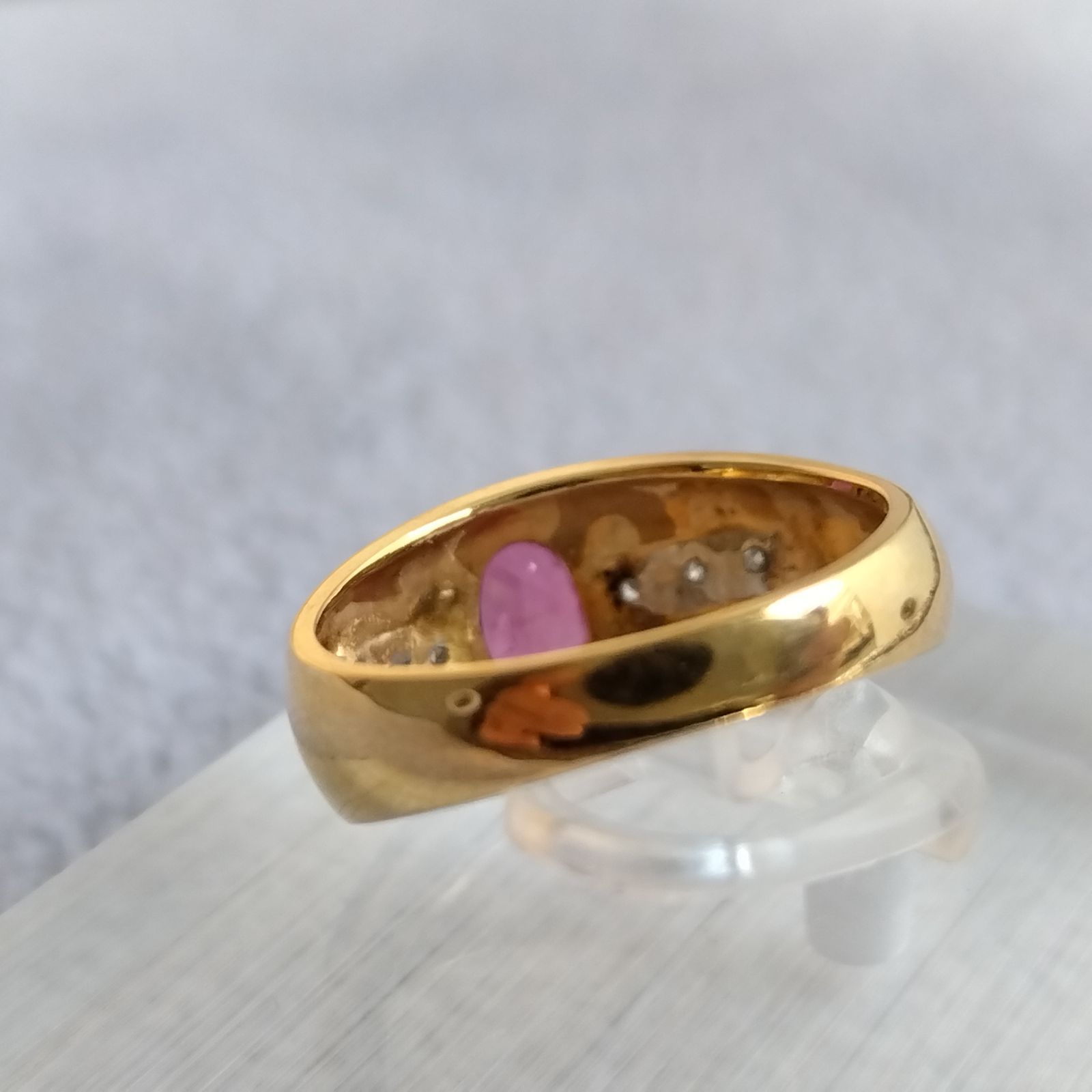 リング コンビ K18 PM900 4.0g #11 082 003刻印 K2501-0024