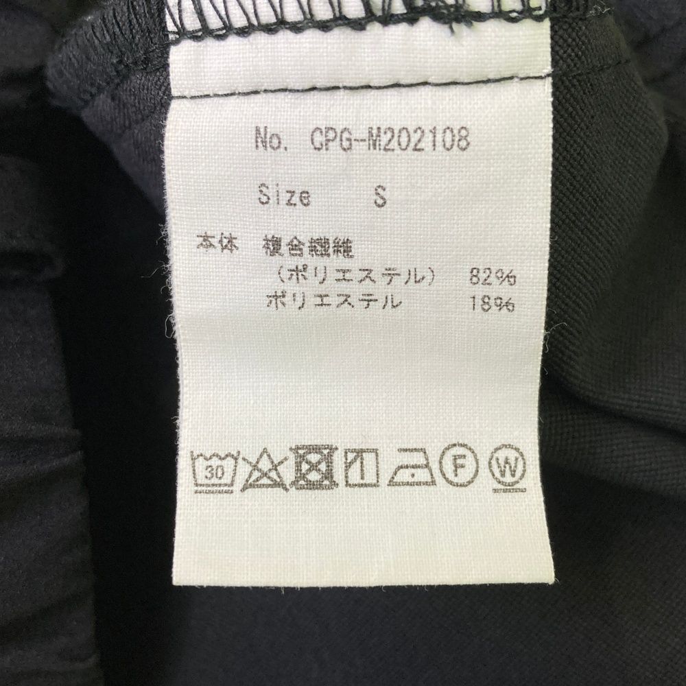 サイズ：S CPG GOLF シーピージーゴルフ ロングパンツ ブラック
