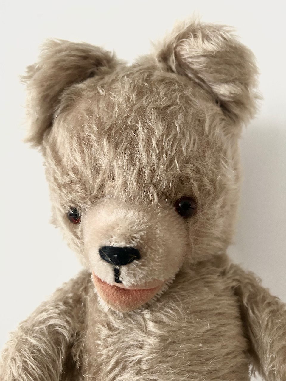 Germany Vintage】ハーマン社 オープンマウスベア ぬいぐるみ 小 ④