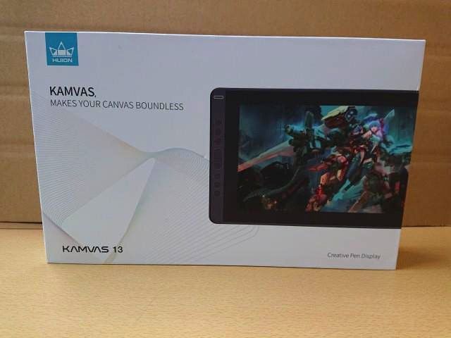 ♥品 HUION Kamvas 13 グリーン 液晶タブレット GS1331 ミッドナイトグリーン USB-C接続 PenTech3.0テクノロジー 液タブ