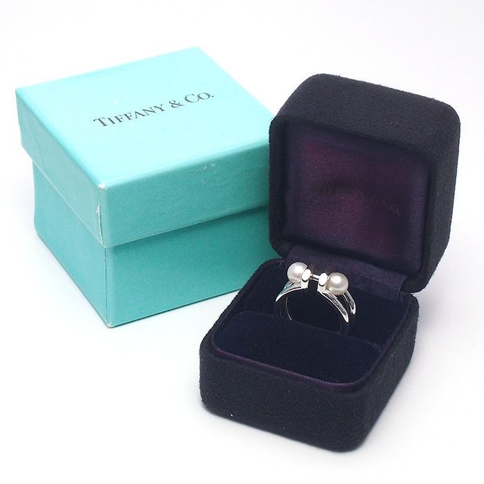 Tiffany ハードウェア 2ロウ リング9号 ティファニー ハードウェア 2ロウ リング 925 5.2g シルバー