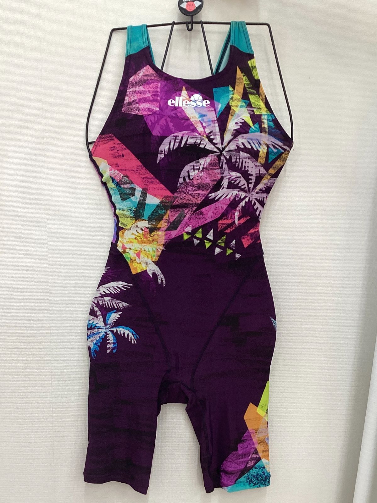 アリーナ 競泳水着2点！濃紺トロピカル柄＆ピンク柄 ハイレグ