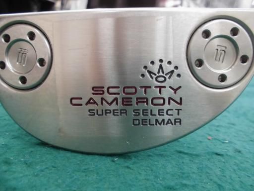 タイトリスト SCOTTY CAMERON SUPER SELECT DEL MAR 34インチ パター PT スチール フレックスその他 メンズ 男性用 右利き 右用 Bランク ゴルフクラブ