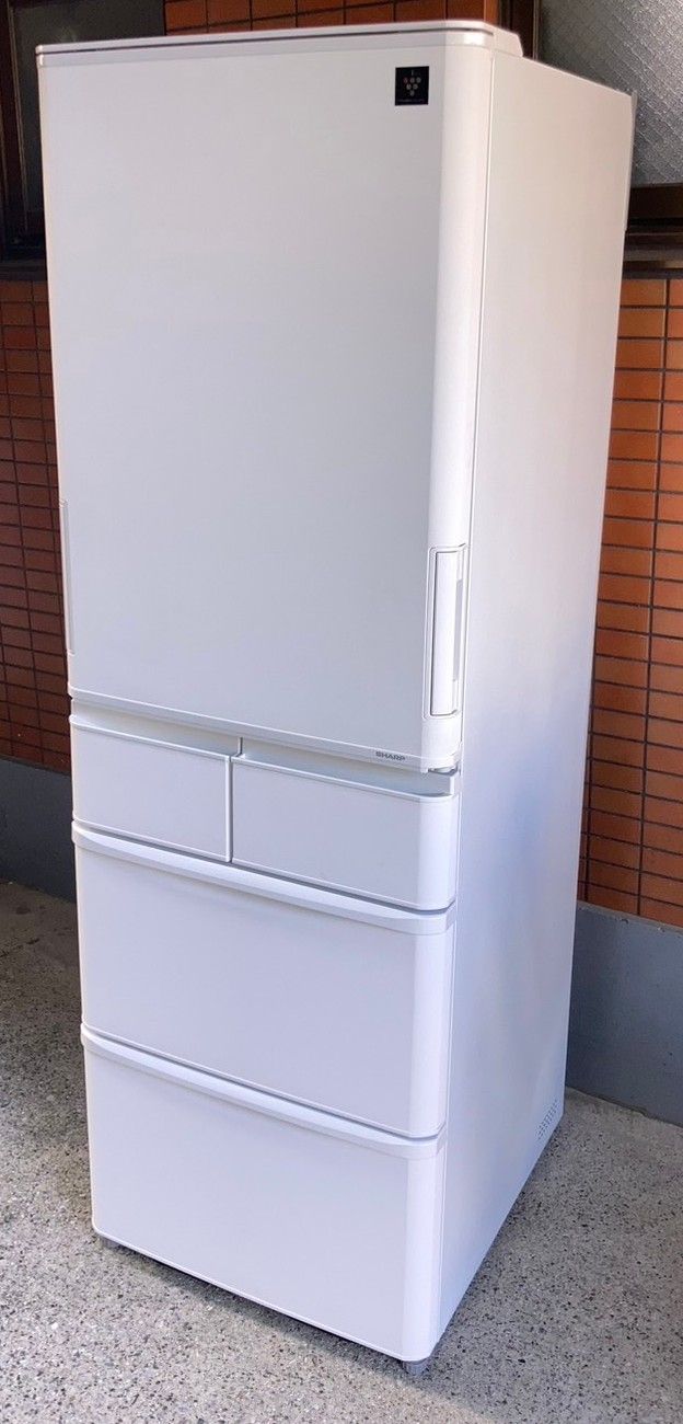 送料込 SHARP 冷蔵庫 どっちもドア プラズマクラスター搭載 412L SHARP 冷蔵庫 どっちもドア プラズマクラスター搭載 412L SHARP