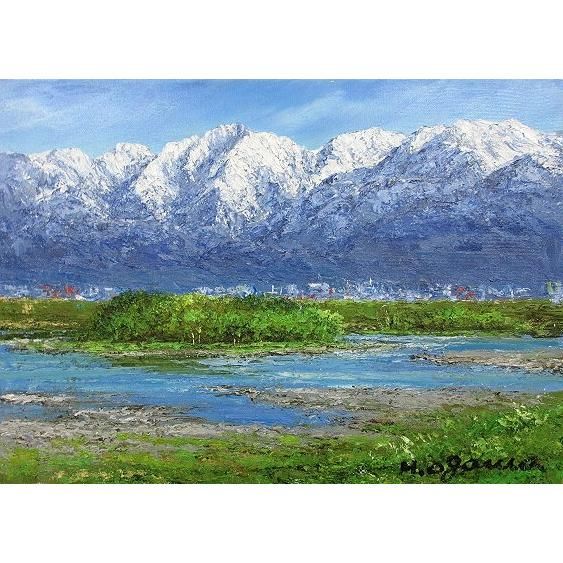 Sale【ART】小川久雄真筆(大正池と穂高連峰)10号 【公式通販】