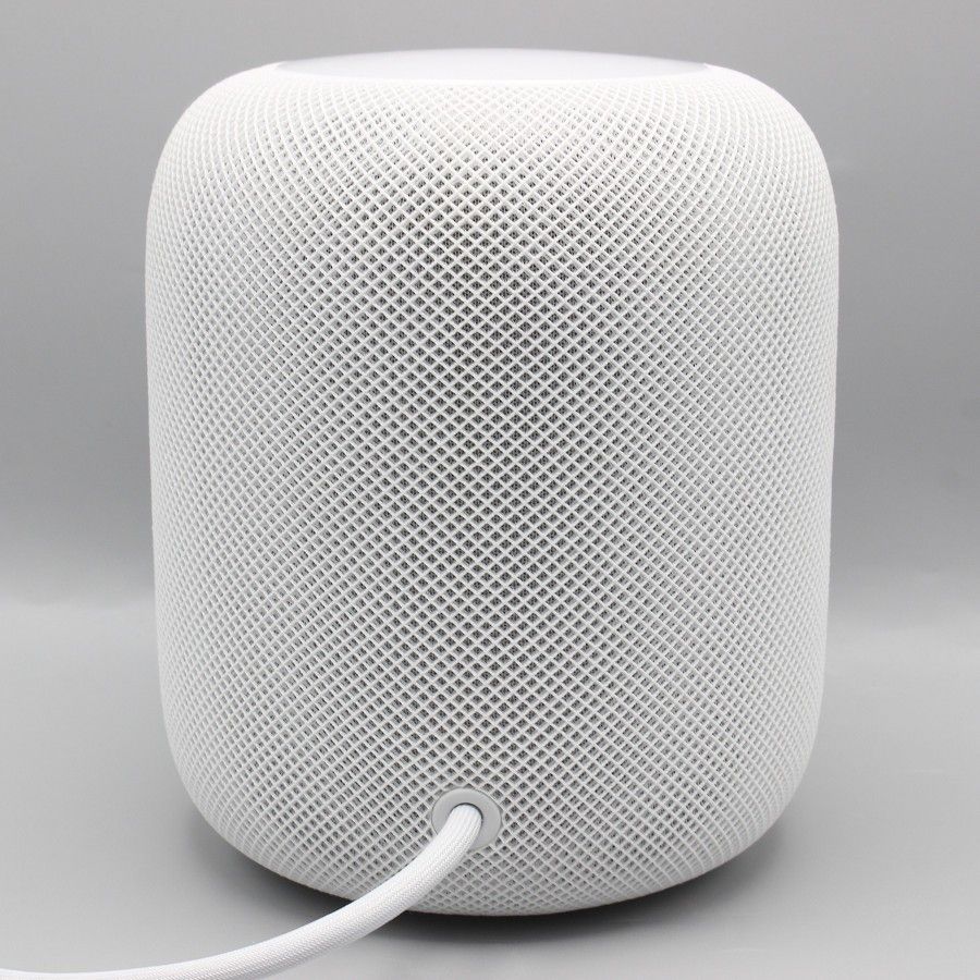 Apple Pod MQHV2J/A スマートスピーカー 美品】Apple HomePod MQHV2J/A ホワイト スマートスピーカー ホーム