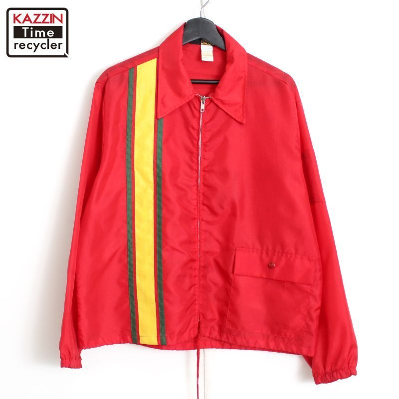 70s vintage Swingster ナイロン レーシングジャケット メンズ 表記Mサイズ