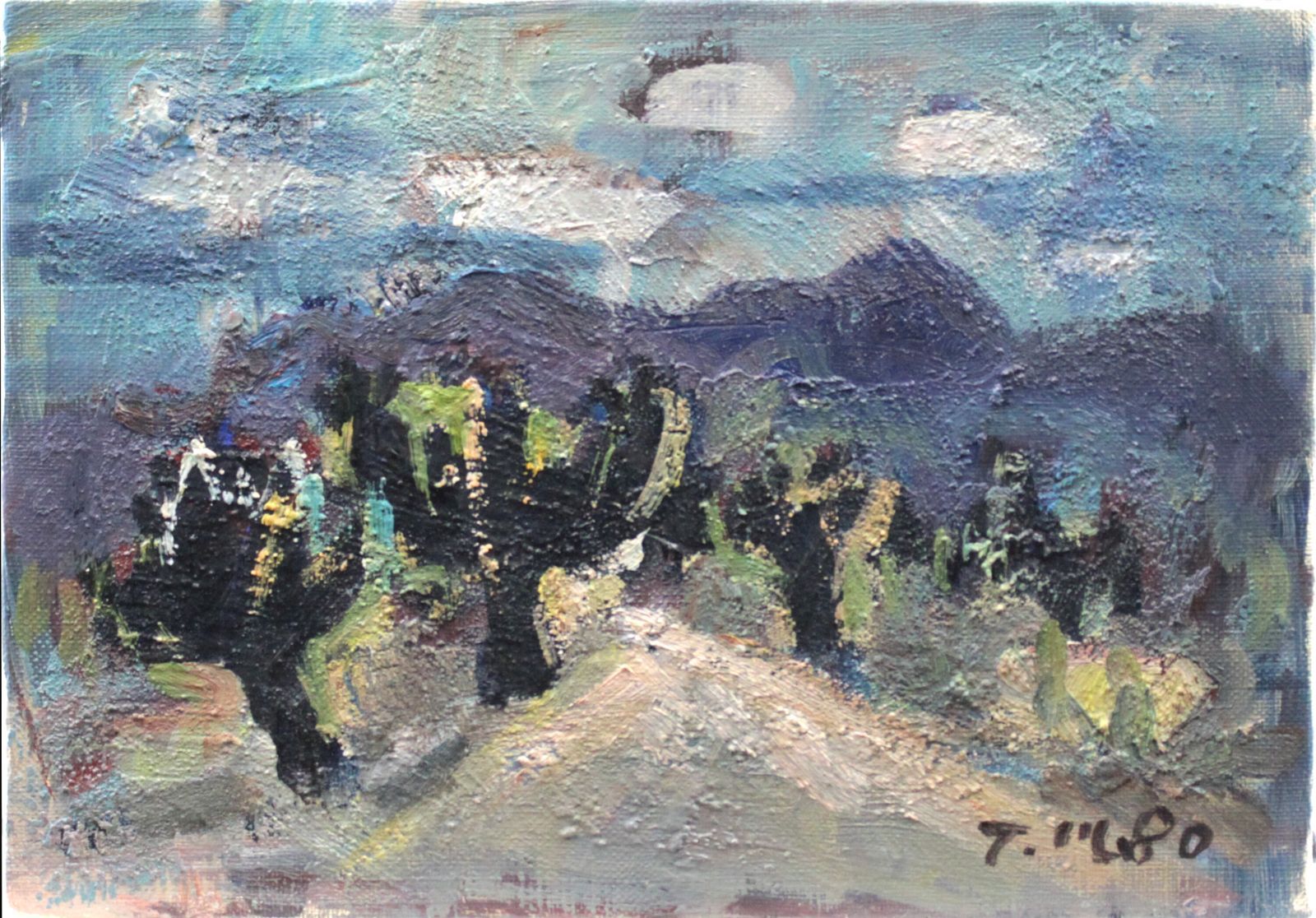 村元俊郎『メキシコ風景』油彩画【真作保証】 絵画 村元俊郎『メキシコ風景』油彩画【真作保証】 絵画 - メルカリ