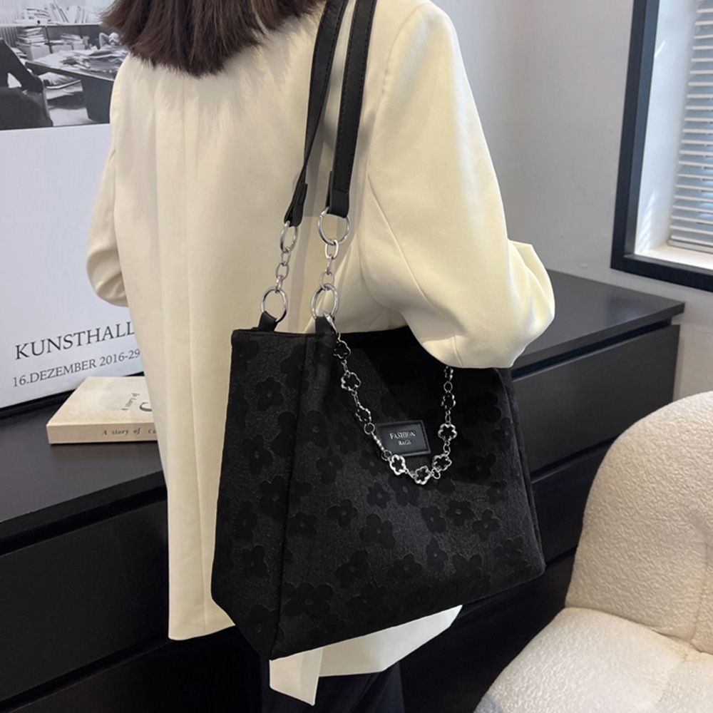大容量♪韓国デザインスクエアトートバッグ BAG 韓国 即納 スクエア型 大容量 トートバッグ[3colors] | CHOUEL