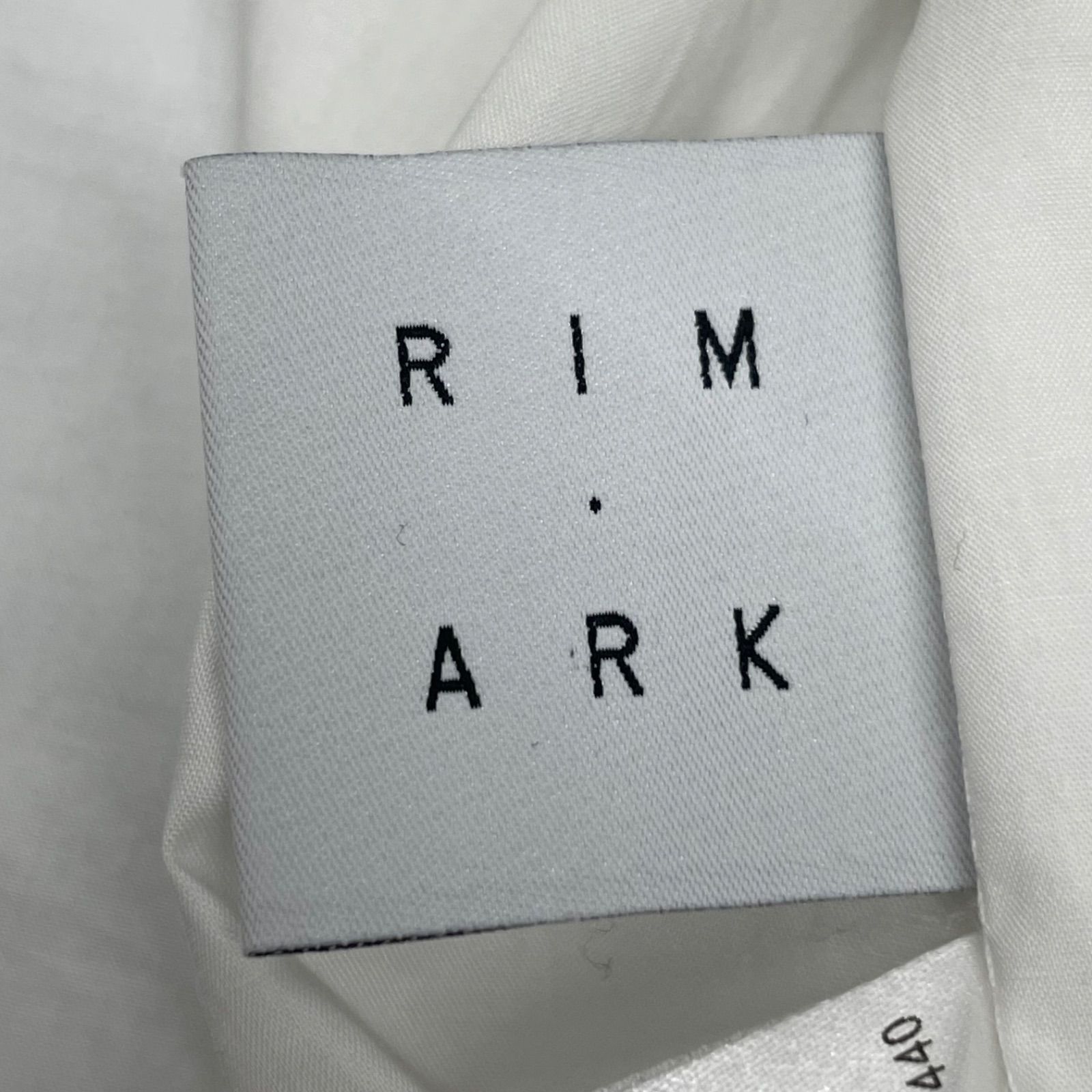RIM.ARK◆Cuff belted big SH/FREE/コットン/GRY/460fss30-0390 RIM.ARK リムアーク Cuff belted big SH カフベルテッドビッグ
