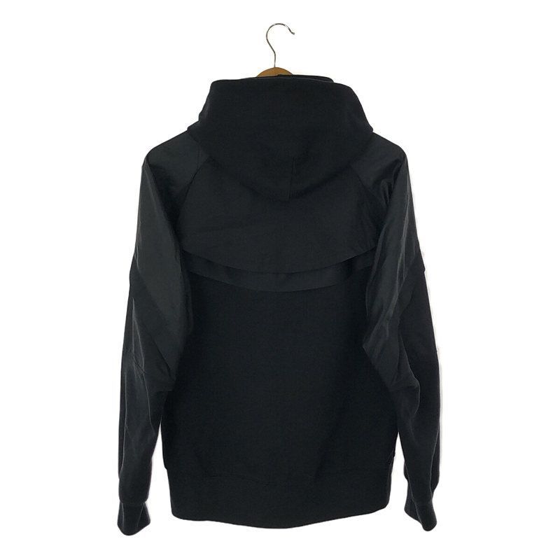【美品】  sacai / サカイ | 2022AW | × NIKE ナイキコラボ S M NRG Full Zip Hoodie 異素材切替 ジップアップ フーディ ジャケット | M | ブラック | メンズ sacai / サカイ | 2022AW | × NIKE ナイキコラボ S M NRG Full Zip