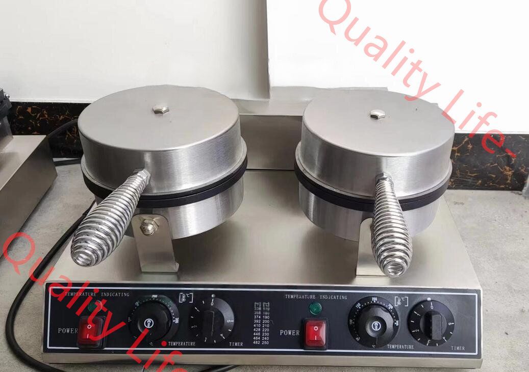 電気 ワッフルメーカー 2連 焼成取数8個 単相 100V 業務用 飲食店 WWW_KANDAIZUMI_COM