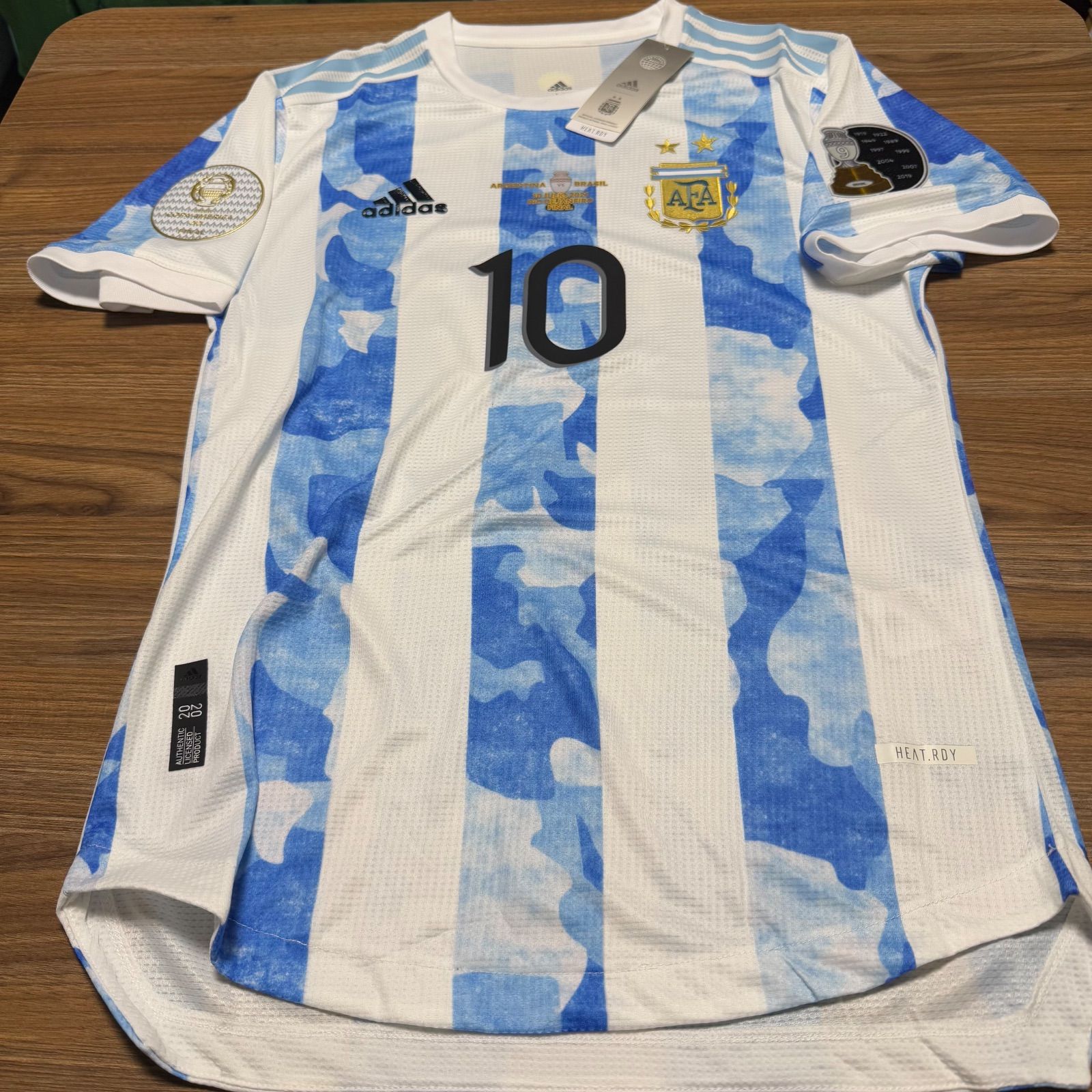 アルゼンチン代表 ２０１５ ホーム コパ・アメリカ 決勝バージョン メッシ - サッカーユニフォームの販売 - ウェア