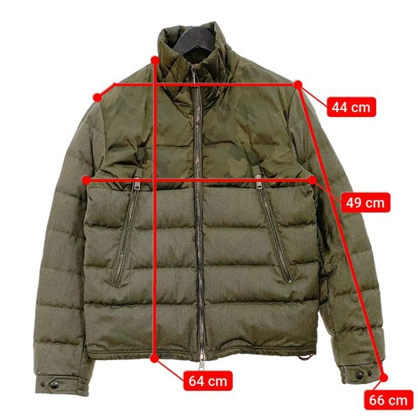 MONCLER DYENS ダウンジャケット ブルゾン コート ミリタリー カモフラ 