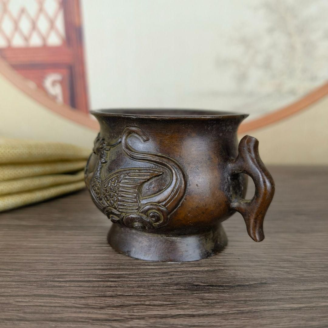 銅器 香炉 挿し香炉 仏堂香炉 香道具装飾品 工芸品 置物 銅器 香炉 挿し香炉 仏堂香炉 香道具 装飾品 工芸品 置物 - メルカリ