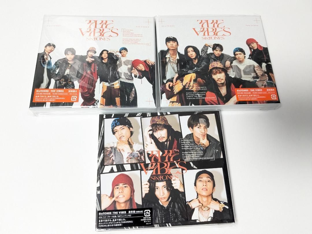 SixTONES CDアルバム12枚 特典1ST/CITY/声/THEVIBES SixTONES CDアルバム12枚 特典1ST/CITY/声/THEVIBES SixTONES