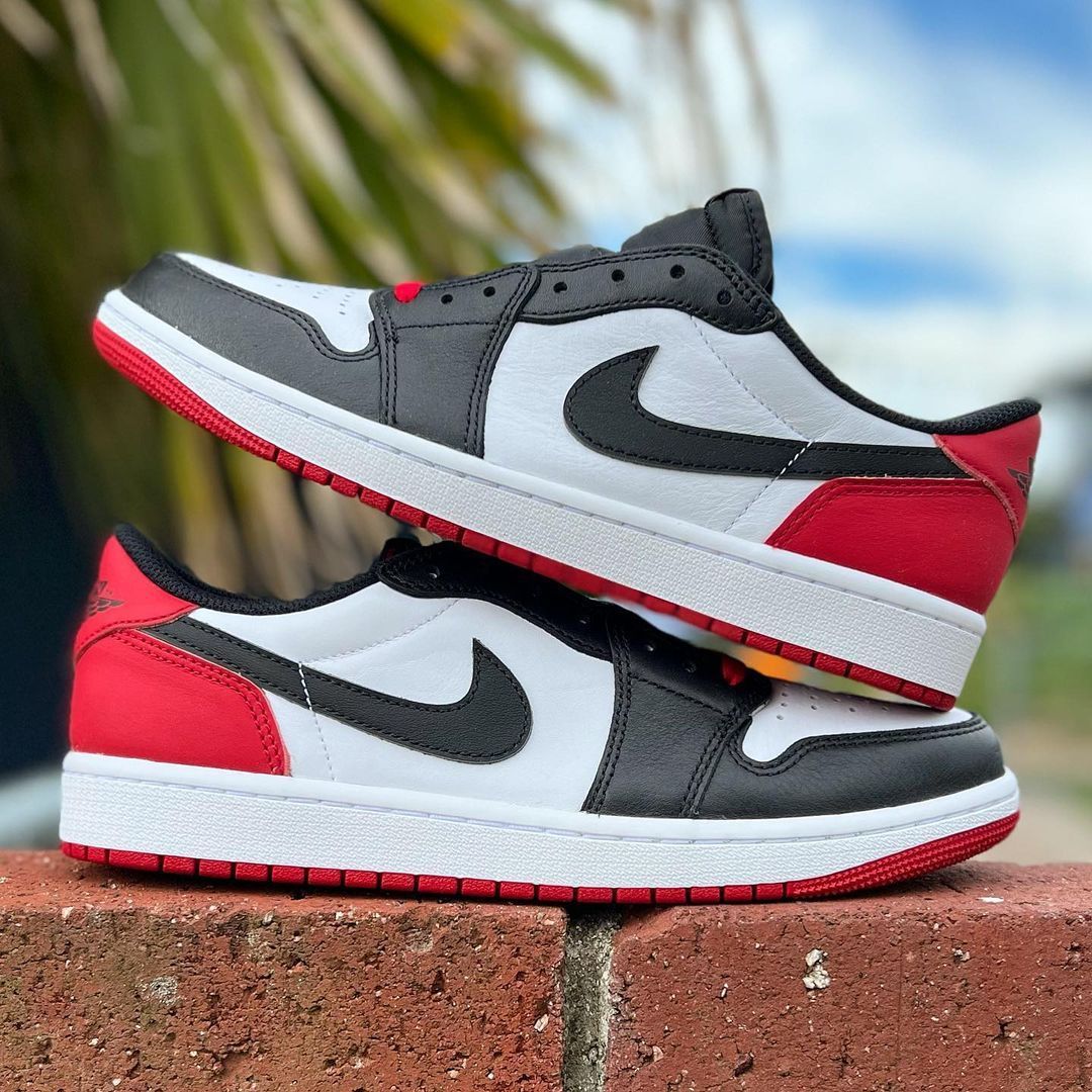 AIR JORDAN 1 RETRO LOW OG BLACK TOE エア ジョーダン 1 レトロ