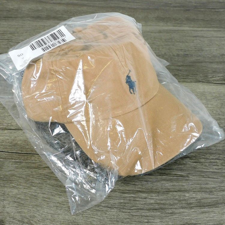 新品 ポロ・ラルフローレン キャップ ベージュ ONE SIZE