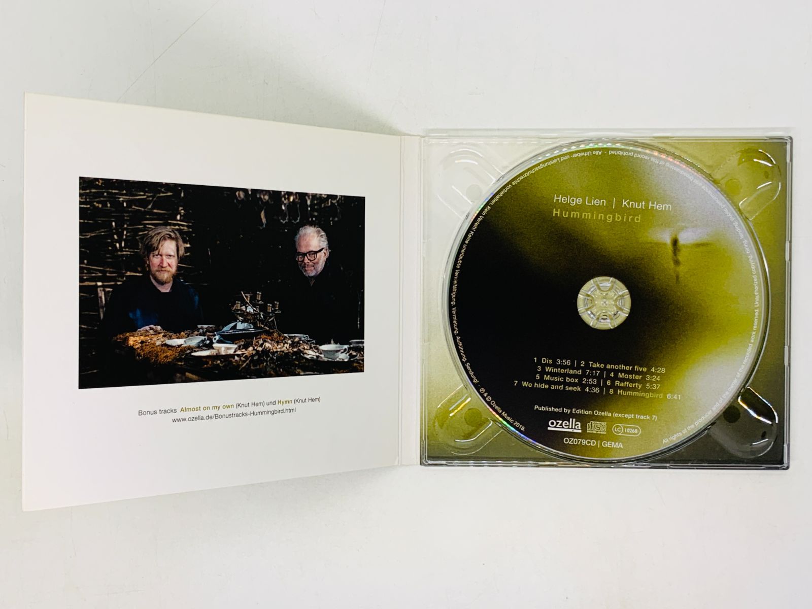 CD Helge Lien Knut Hem / Hummingbird / ヘルゲ・リエン ジャズ