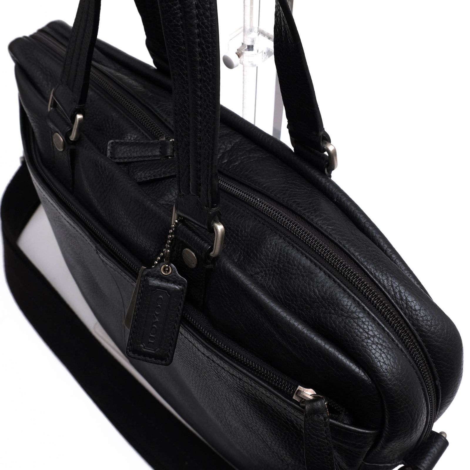 COACH コーチビジネスレザーバッグ 黒 F70354 レザー コーチ F70354