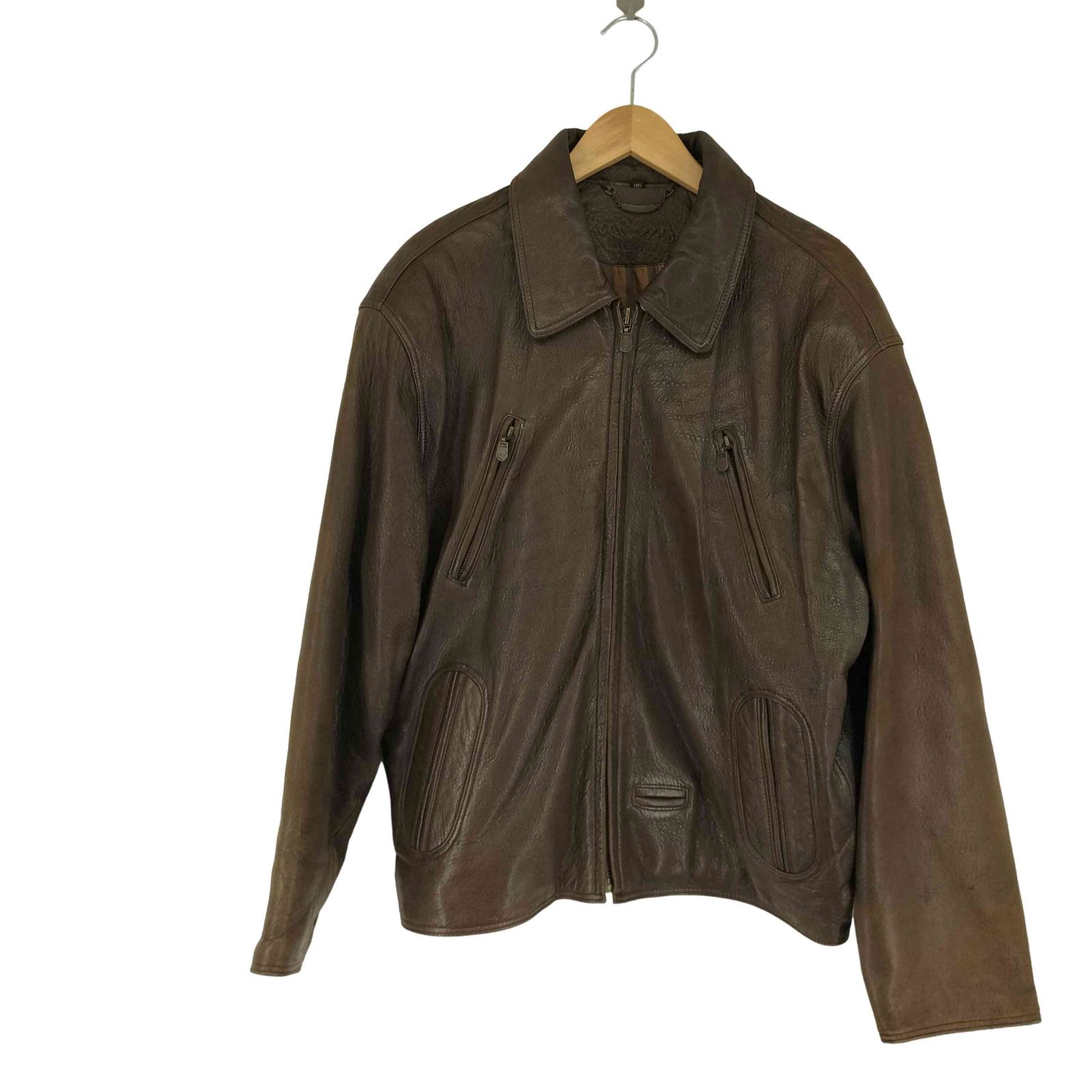 ユーズドフルギ USED古着 ELTORO シボ革 レザージャケット メンズ  95