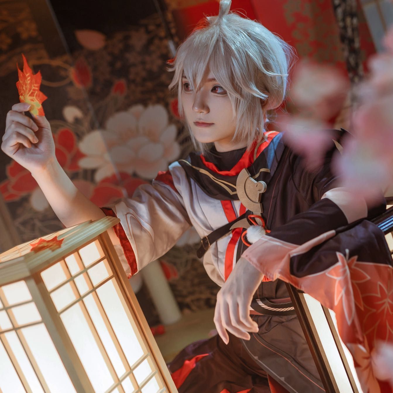 ウィッグと衣装セット】原神 楓原万葉 三分妄想 Mサイズ コスプレ衣装