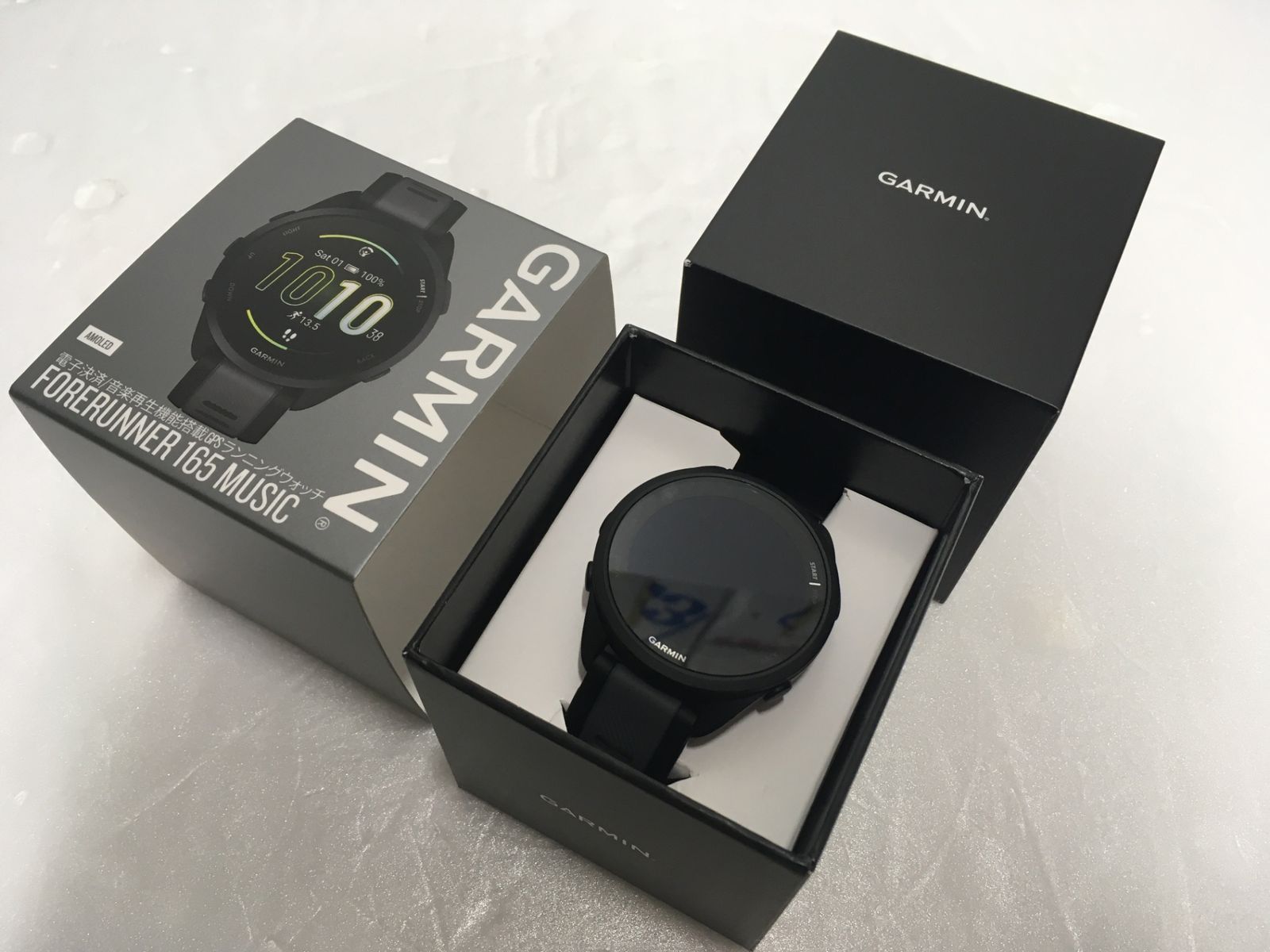 GARMIN FORERUNNER 165 MUSIC ブラック ユーズド Garmin Forerunner 