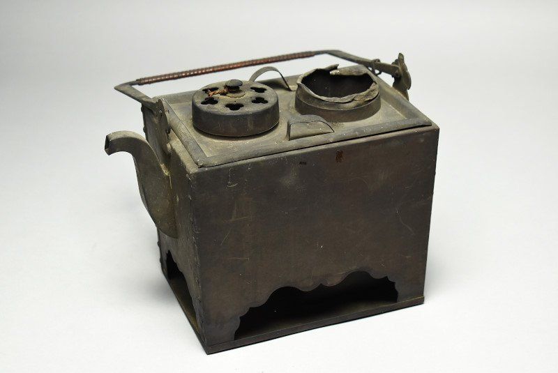 蔵A4173 古民具 銅壷 燗酒 火鉢道具 燗銅壺 囲炉裏