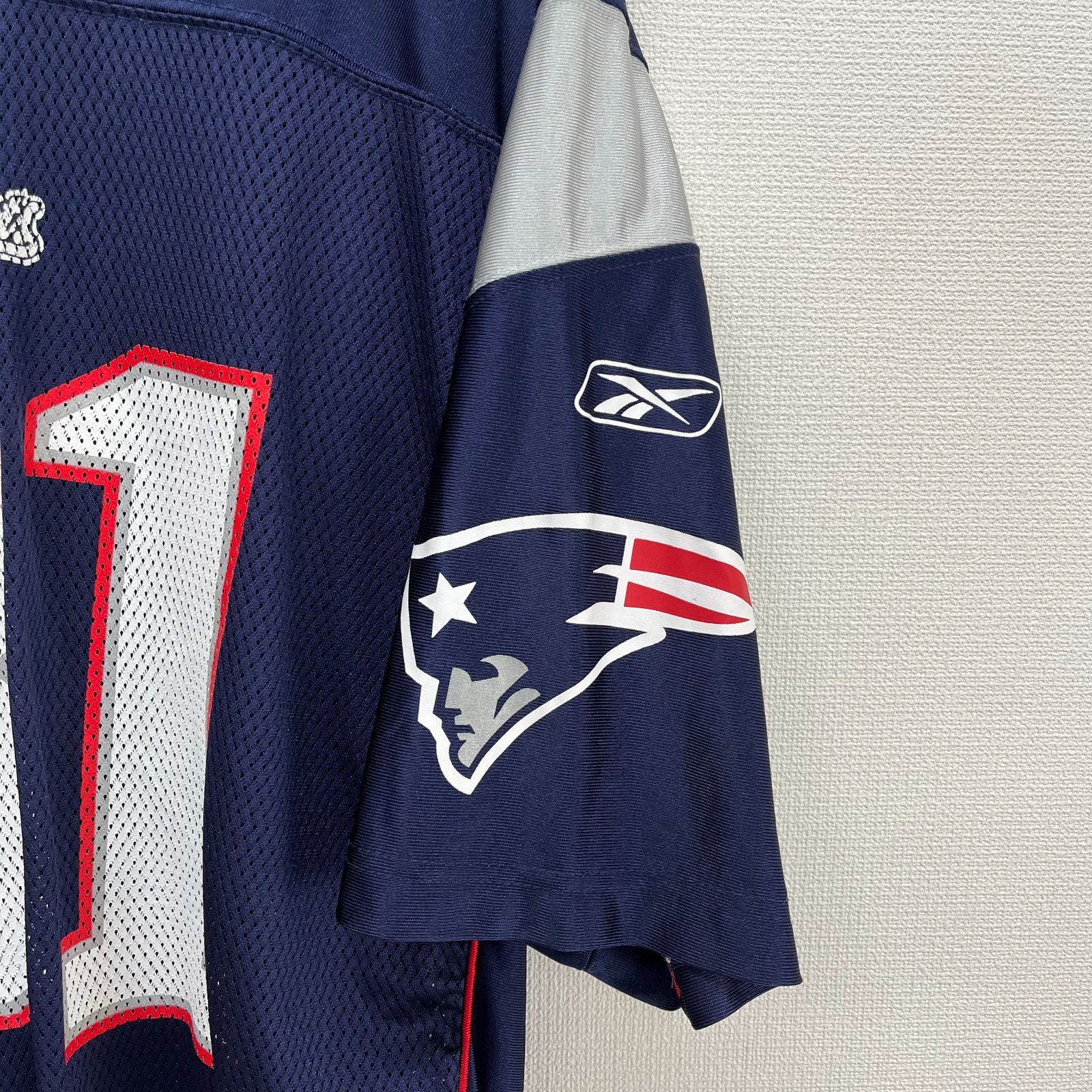 リーボック NFL 全刺繍 ペイトリオッツ アメフトゲームシャツ3XL 5586 Reebok - リーボック NFL 全刺繍 ペイトリオッツ アメフトゲーム