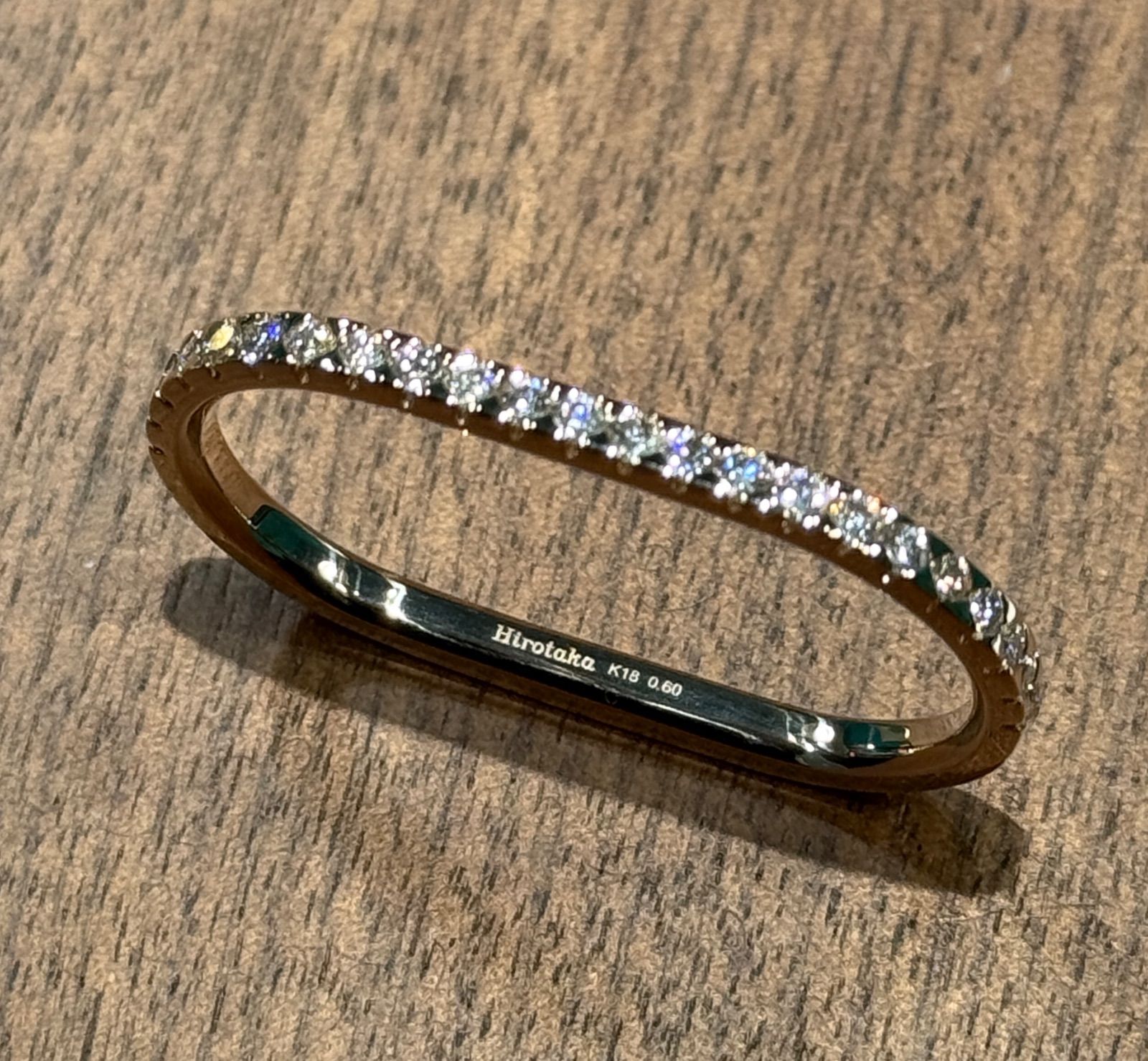 Hirotaka ヒロタカ K18(PG)ダイヤ0.60ct ダブルフィンガー Hirotaka ヒロタカ K18(PG)ダイヤ0.60ct ダブルフィンガー