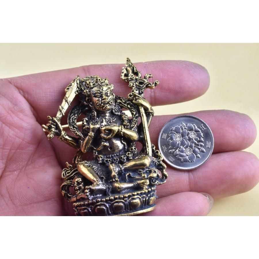 マハーカーラ 大黒天 ミニメタル仏像 C382 - メルカリ