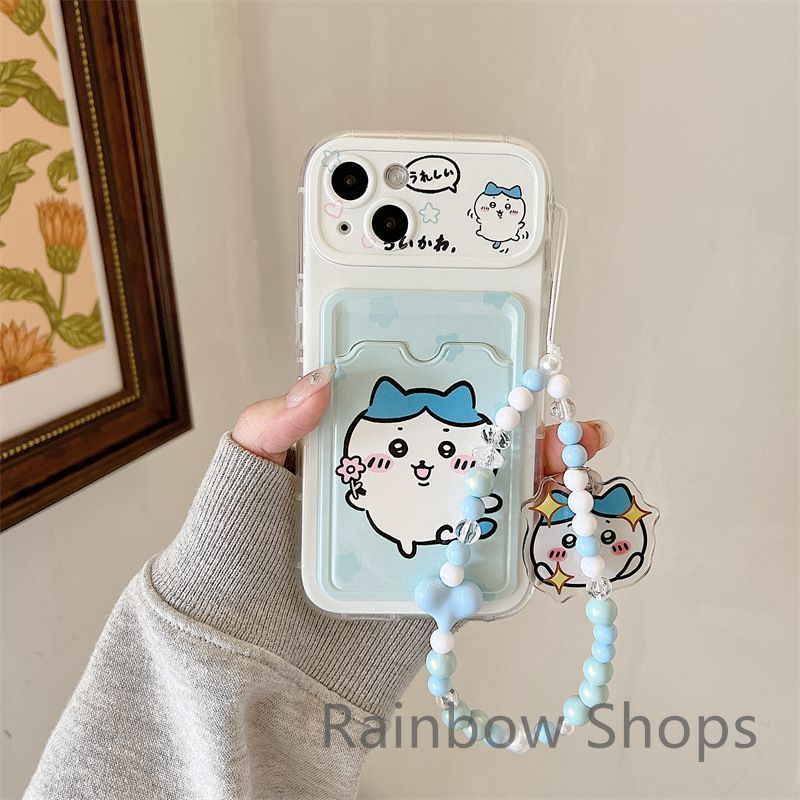 新品未使用】ちいかわ ハチワレ うさぎ ストラップ付き iphone15