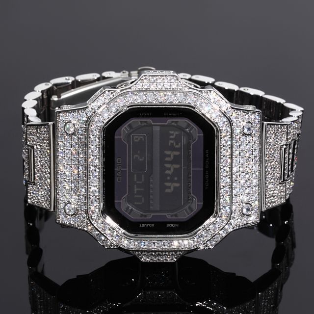 カスタム G-SHOCK GX-56 CZダイヤ ベゼル 幅22mm 極太ベルト - メルカリ