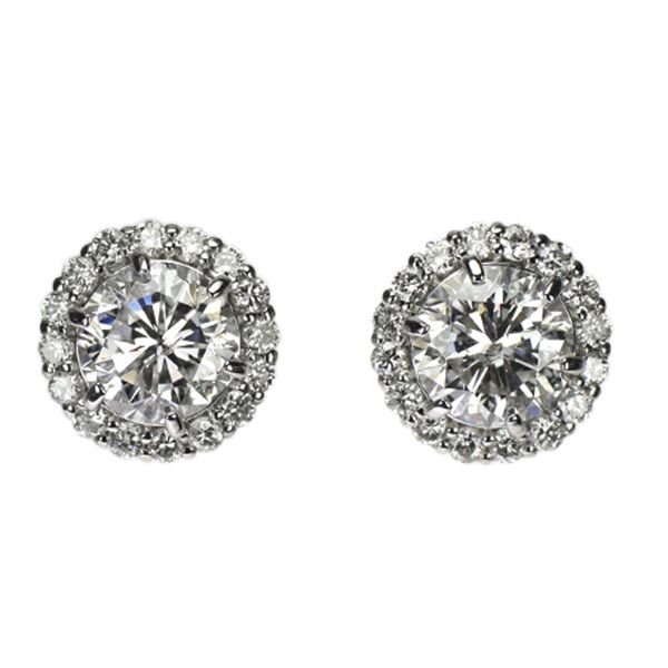 新品 Pt900/ Pt950 ダイヤモンド ピアス 2.07ct E/G I1 G D0.46ct  