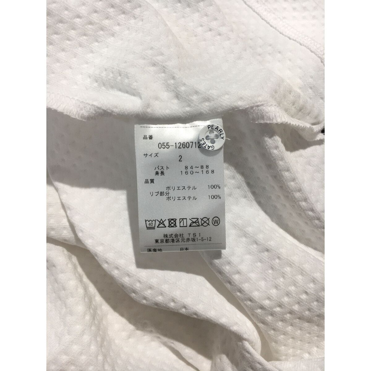 未使用品 レディース パーリーゲイツ PEARLY GATES 半袖