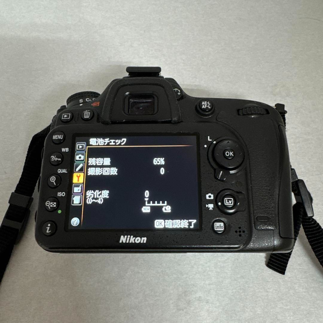 Nikon D 7100 デジタル一眼レフカメラ ボディー 元箱 シャッター回数 23 228