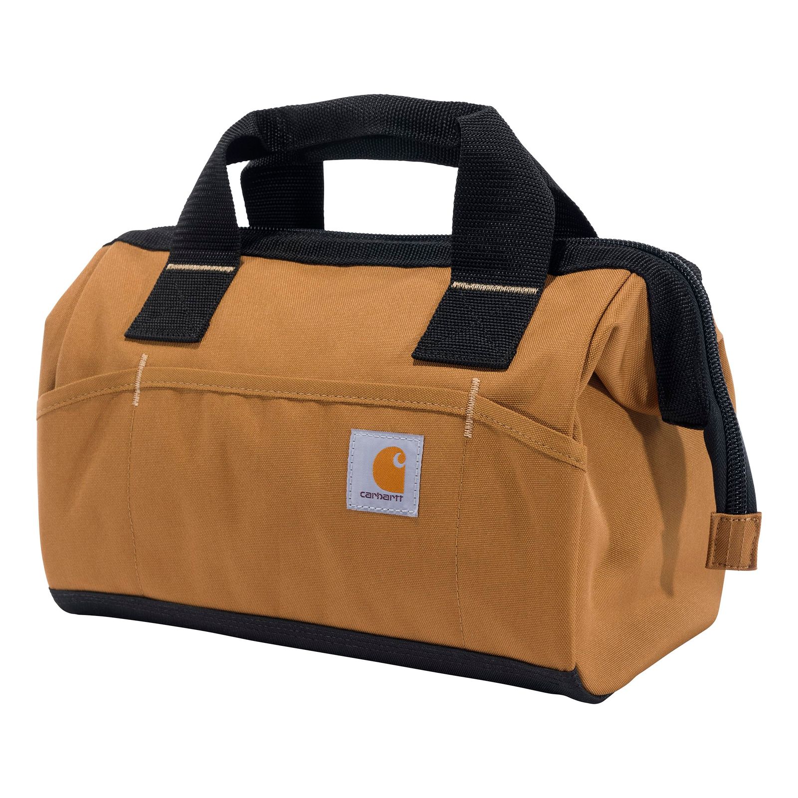 Carhartt オンサイト ツールバッグ 耐久性 防水 ツール収納バッグ ミッドウェイト 13インチ 15ポケット Carhartt Brown B0000522 13-Inch 15 Pocket