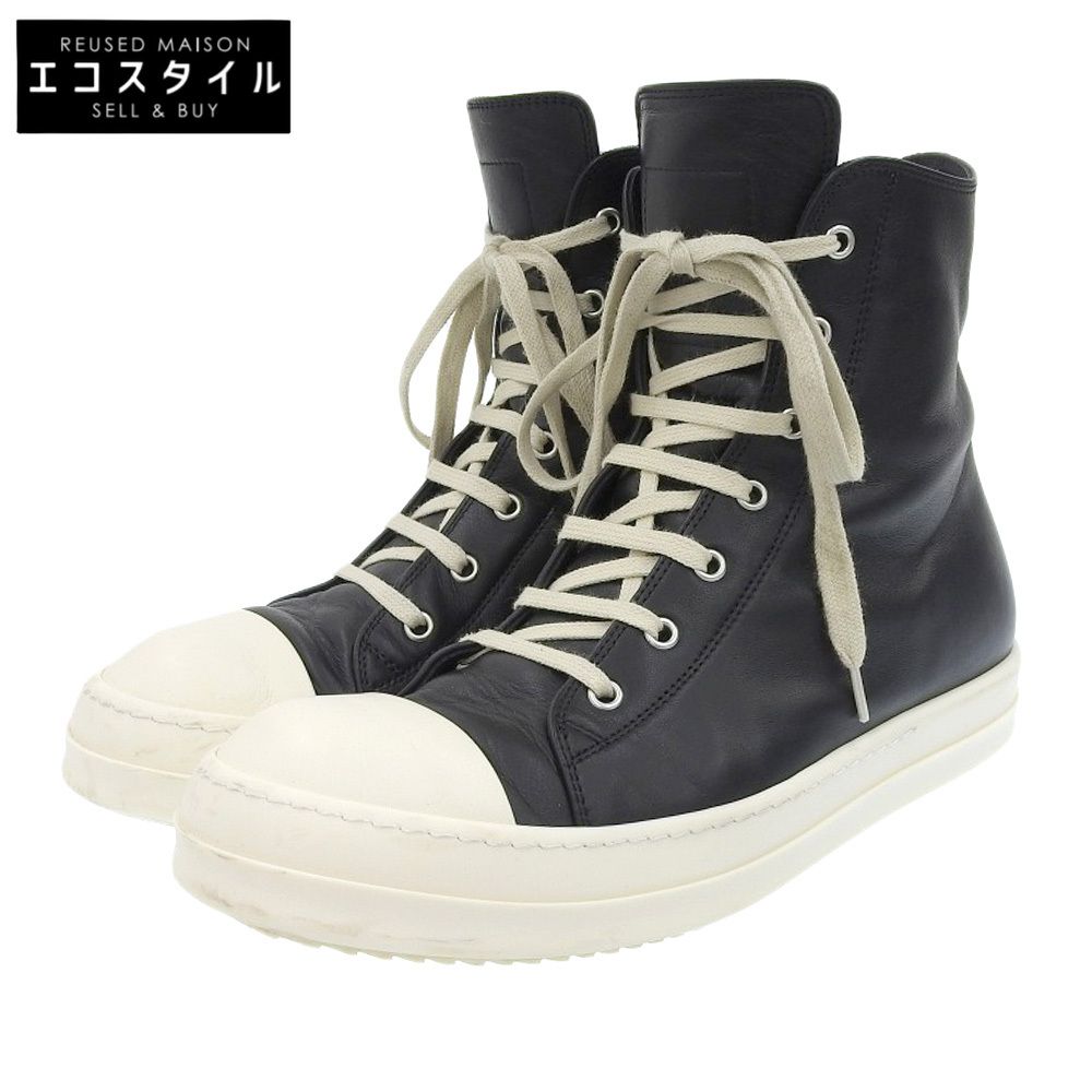Rick Owens リックオウエンス サイドジップ SNEAKERS ハイカットスニーカー メンズ ブラック 42 25SS RU01E5890 42