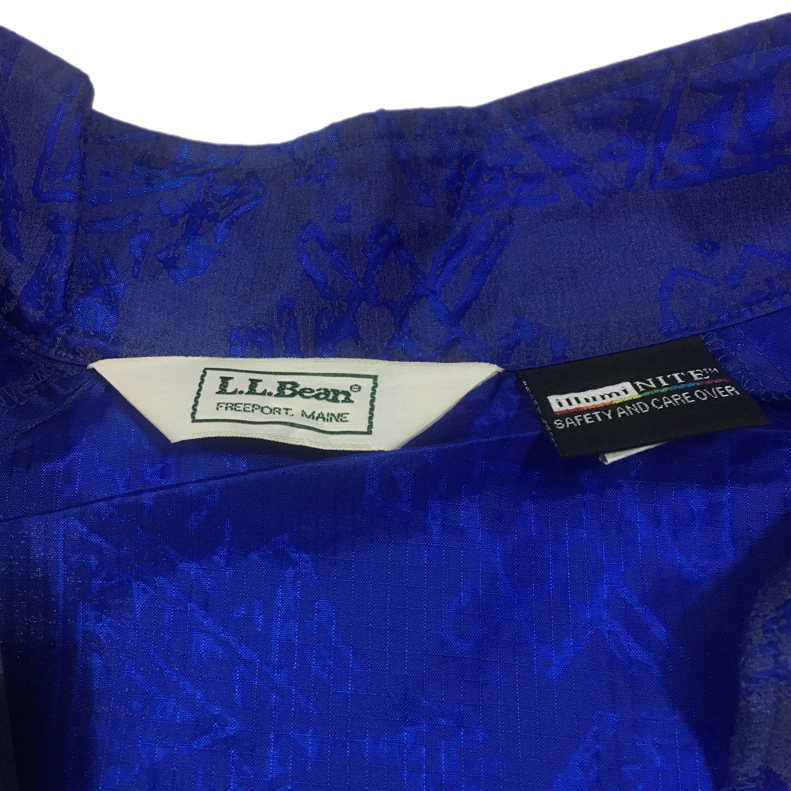 90s USA製 L.L.bean Nylon Cycling jacket illumiNITE エルエル
