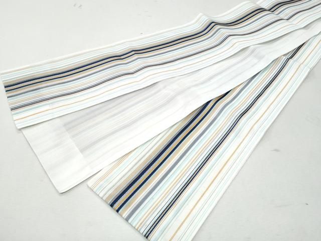 平和屋着物＊夏物 半幅帯 縞 CAAW6947fb