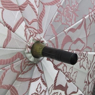 福井洋傘 ZENZA タグ付き あじさい 超撥水雨傘 ピンク系 ホワイト  