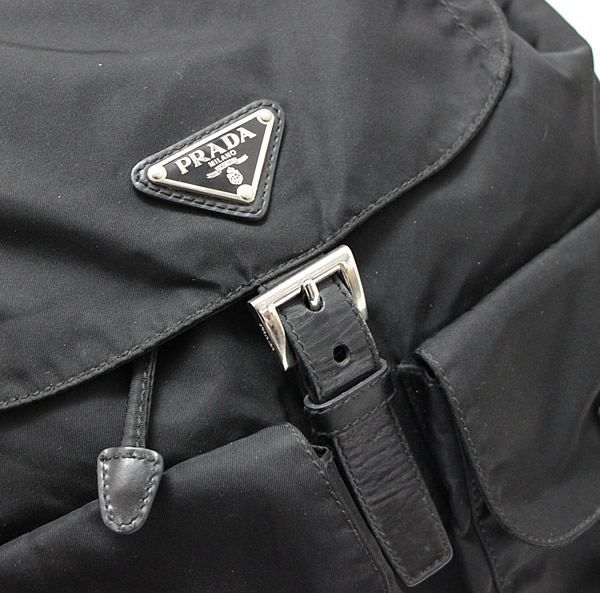 ☆特別価格 PRADA ブラック プラダ プラダ リュック バック ダブル 