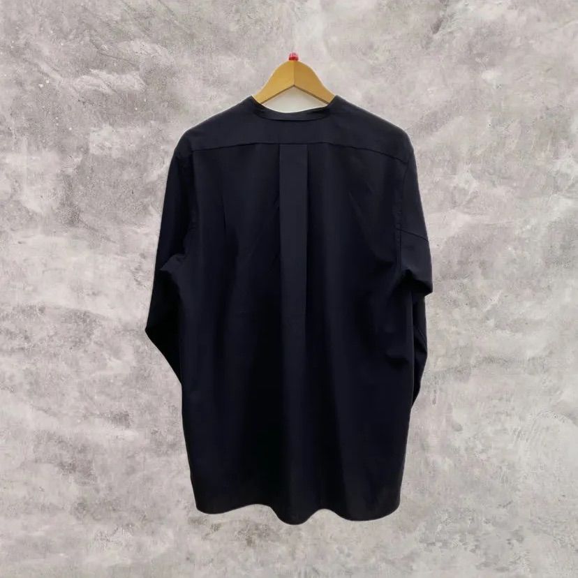 67.HEUGN 23SS SHIRT073 Morris Wool バンドカラーシャツ - メルカリ