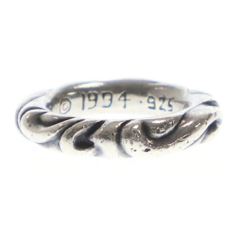 CHROME HEARTS SCRL BAND スクロールバンドリング シルバー Scroll Band Ring Sterling Silver Jewelry - Chrome World JP