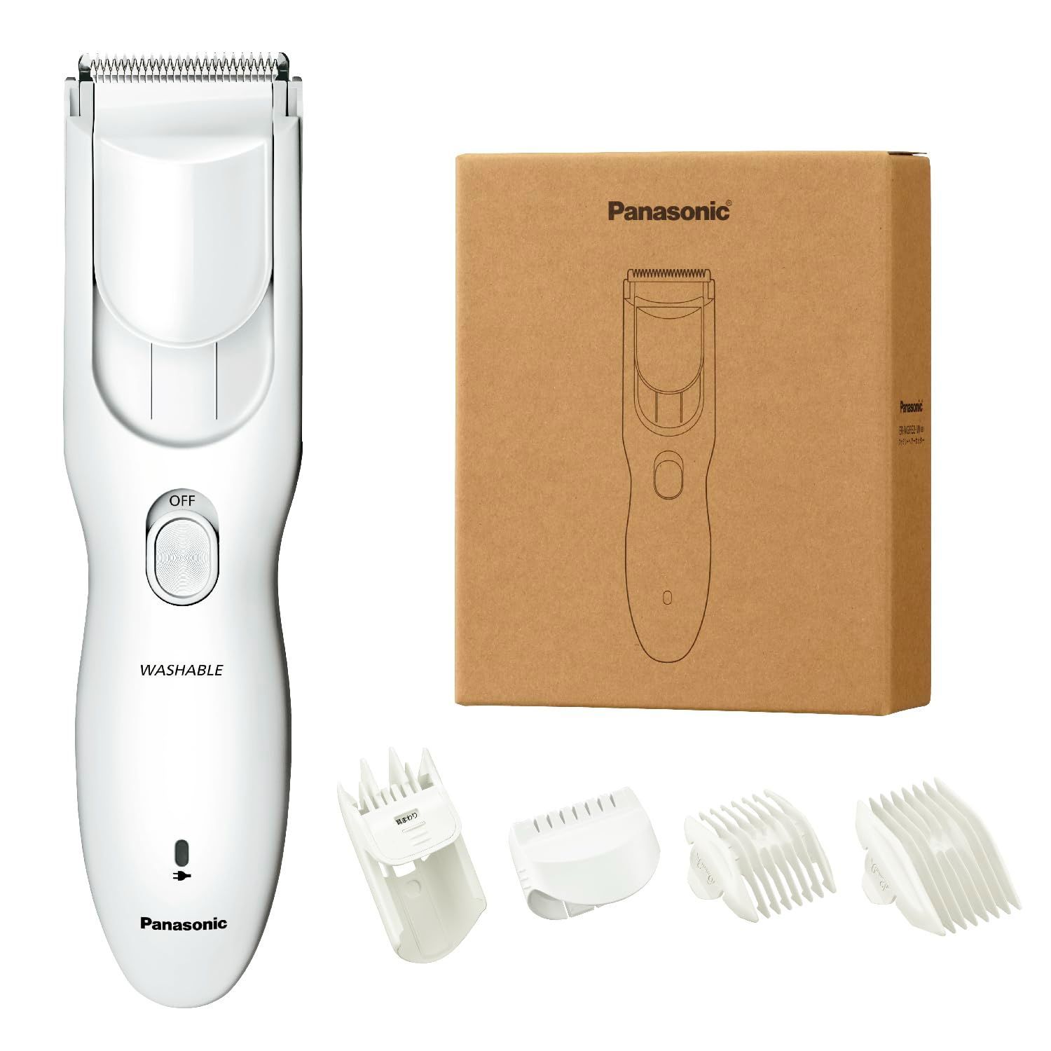 新着商品 ファミリータイプ ヘアカッター 充電 バリカン 交流式 パナソニック 白 2025年発売 ER-NGFE2-W