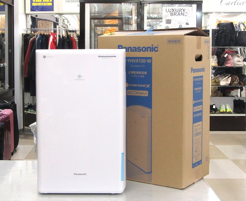 Panasonic F-YHVX120-W WHITE Panasonic 衣類乾燥除湿機 クリスタル