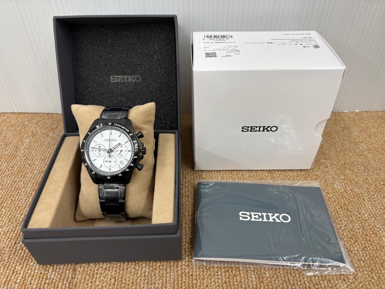 未使用】SEIKO 別注セイコー×ナノ・ユニバース クォーツクロノ 未使用】SEIKO 別注セイコー×ナノ・ユニバース クォーツクロノ