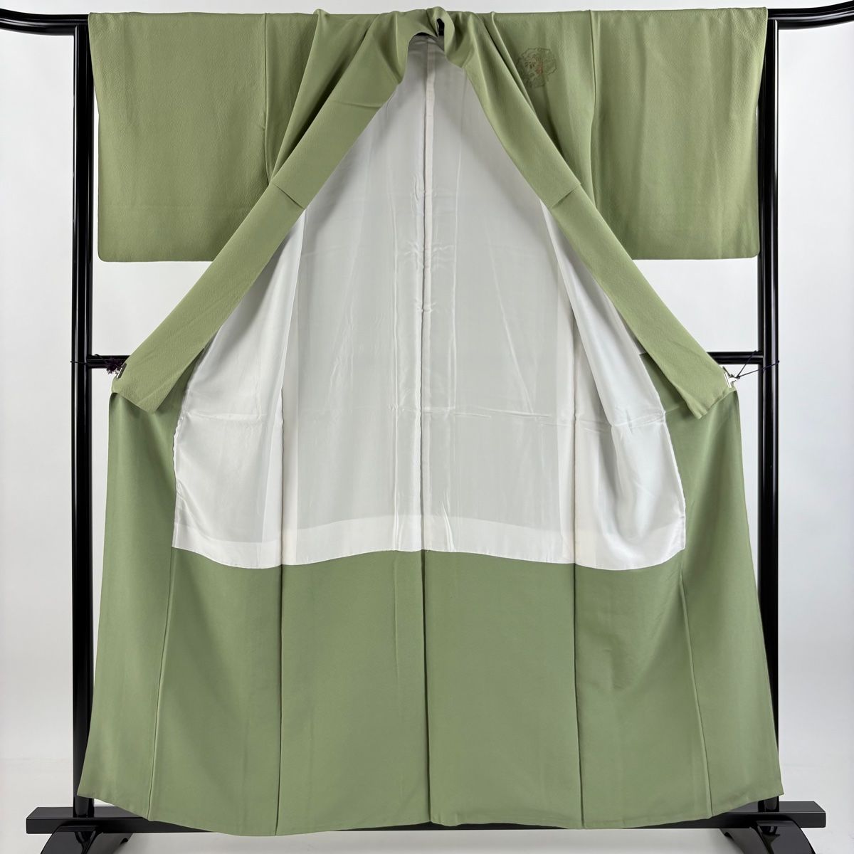 付下げ 身丈163.5cm 裄丈64cm M 袷 雪輪 宝尽くし 金彩 ぼかし 茶色 正絹 名品 中古 付下げ 身丈163.5cm 裄丈66.5cm M 袷 やまと 桜 雪輪 金彩 ぼかし