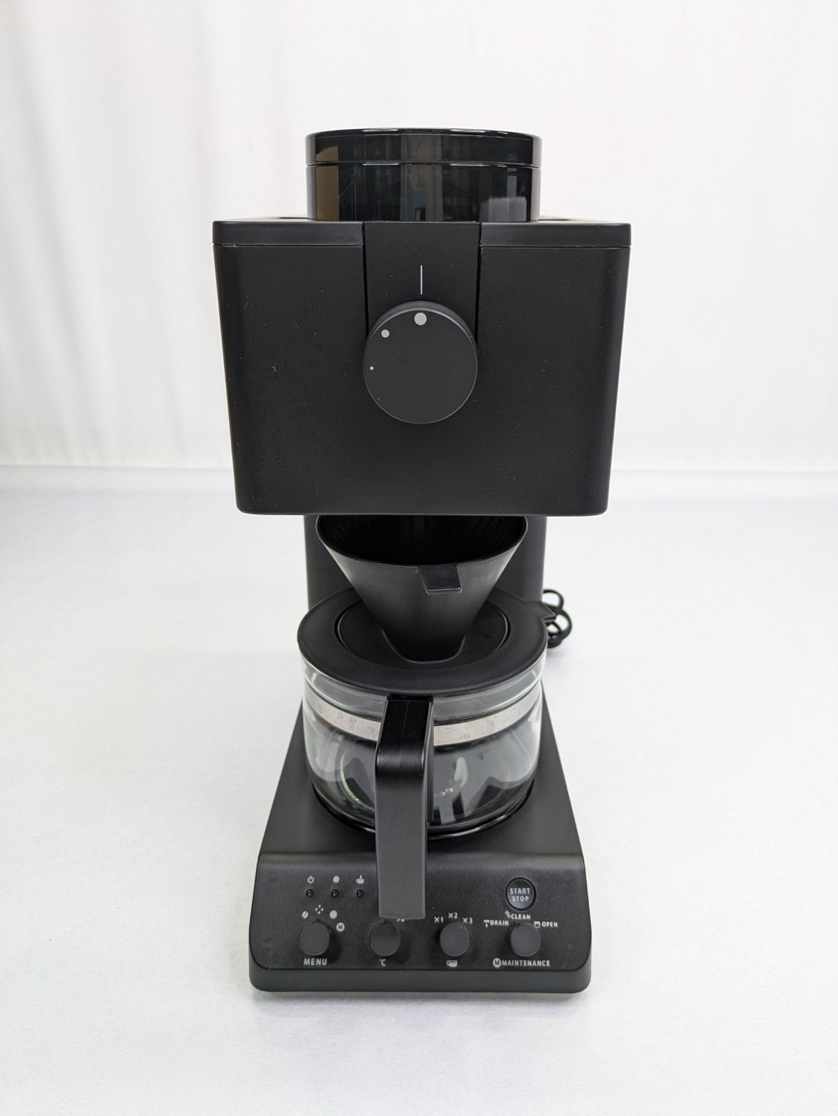 通電 済み TWINBIRD ツインバード CM-D457 全自動コーヒーメーカー コーヒーマシン ３杯用 ミル